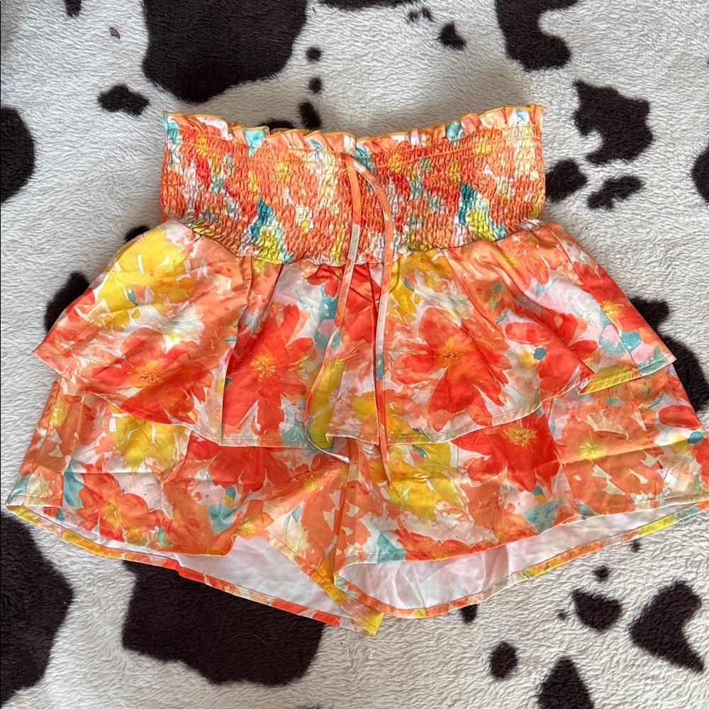 Floral Print Women's Shorts